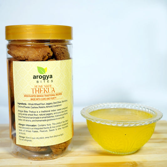 Arogya Bites Traditional Thekua | No Maida | Jaggery & Desi Ghee | Crispy Homemade Bihari Sweet | Festive Snack