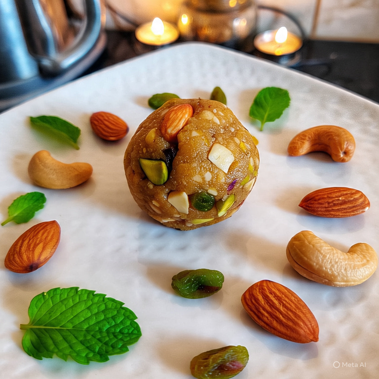 Dry fruit laddu