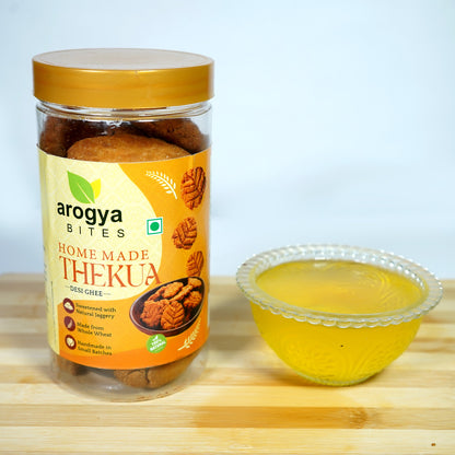 Arogya Bites Traditional Thekua | No Maida | Jaggery & Desi Ghee | Crispy Homemade Bihari Sweet | Festive Snack