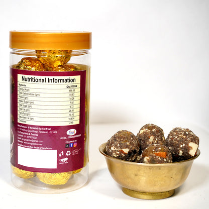 Arogya Bites Ragi Ladoo | Date Sweetened Dry Fruit & Seed Laddu | Desi Ghee | No Preservatives | Traditional Healthy Snack