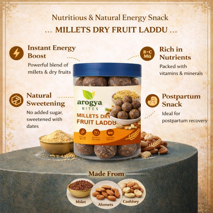 Millets Dry Fruit Laddu